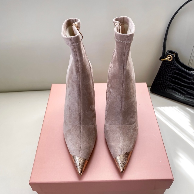 Fashion Pointed Toe Thin Heeled Boots