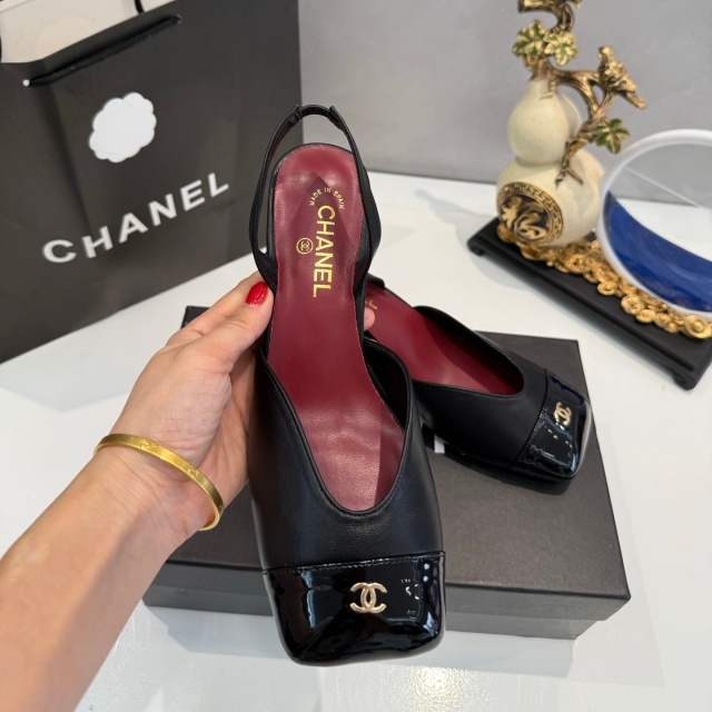 Office Lady Fashion Chunky Sandals