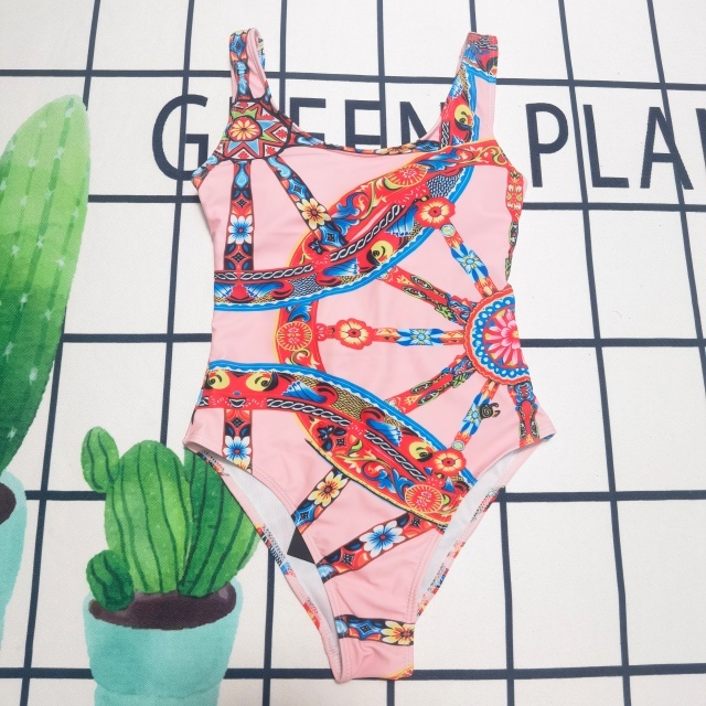 Printed Fashion Backless Women One Piece