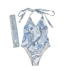 Swimsuit with headscarf