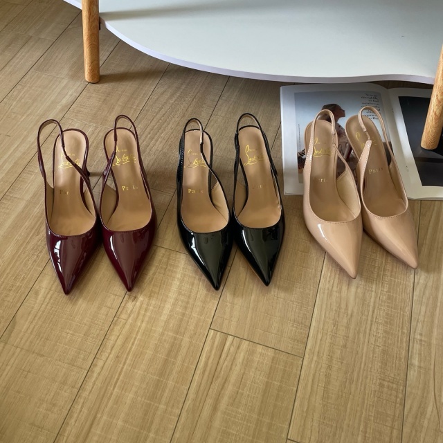 Leather Fashion Pointed Toe High Heeled Sandals