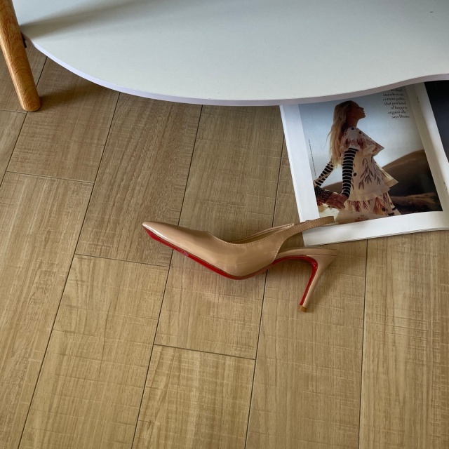 Leather Fashion Pointed Toe High Heeled Sandals