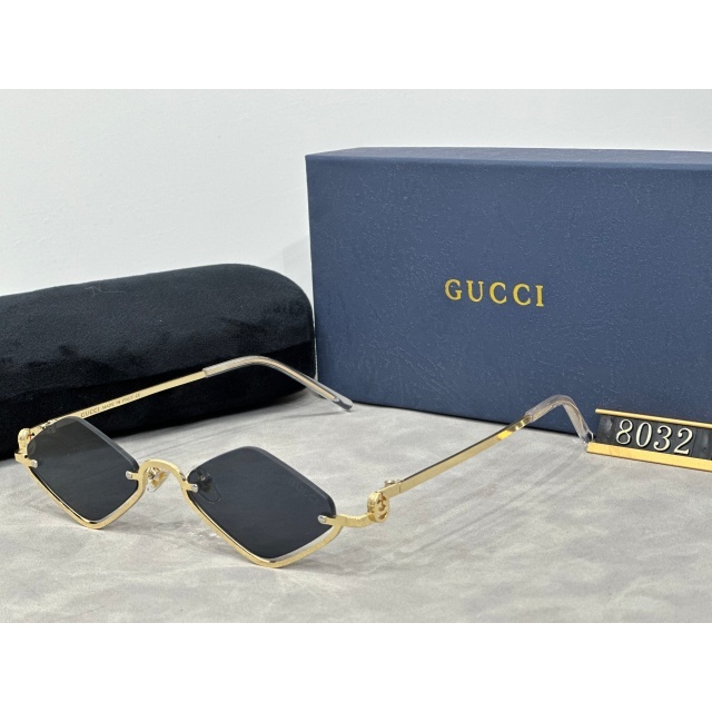 Diamond-shaped Half-frame Luxury Glasses