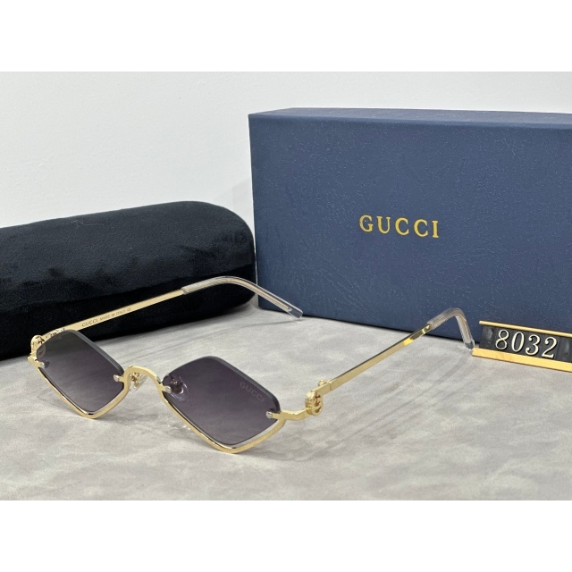 Diamond-shaped Half-frame Luxury Glasses