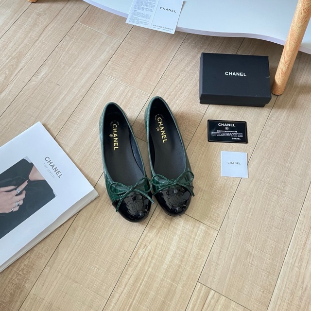 Stone Pattern Leather Office Lady Flat Shoes