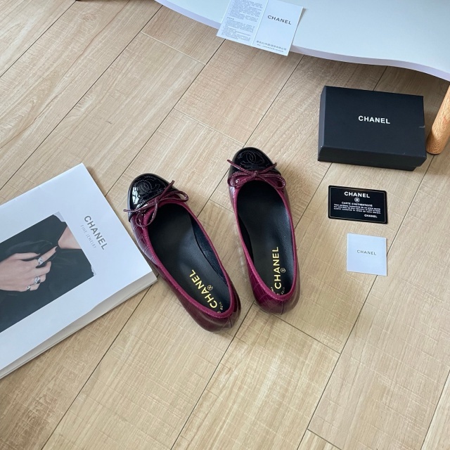Stone Pattern Leather Office Lady Flat Shoes