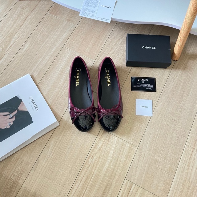 Stone Pattern Leather Office Lady Flat Shoes
