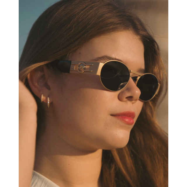 Vintage Style Oval Full-frame Glasses