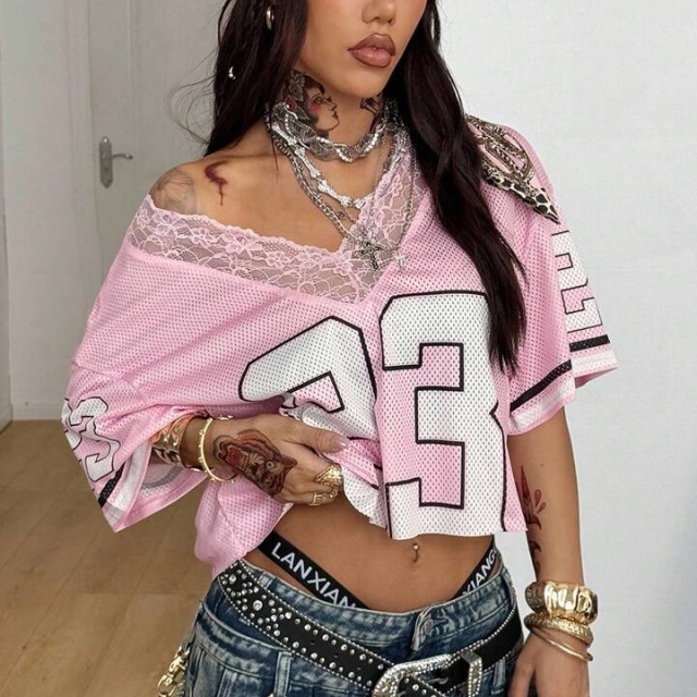 Vintage Style Lace Hollow Out Crop Top