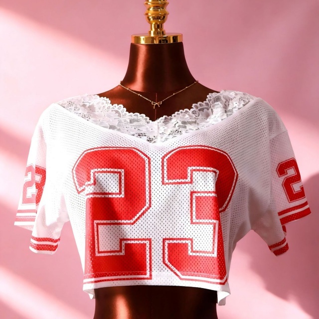 Vintage Style Lace Hollow Out Crop Top