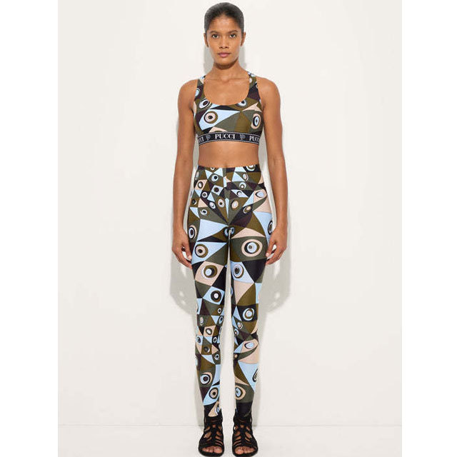 Printed Tank Top High Waist Tracksuit Set