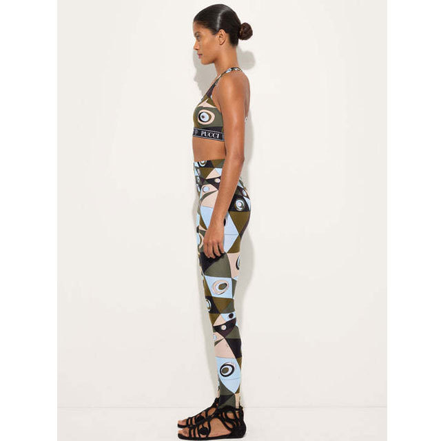 Printed Tank Top High Waist Tracksuit Set