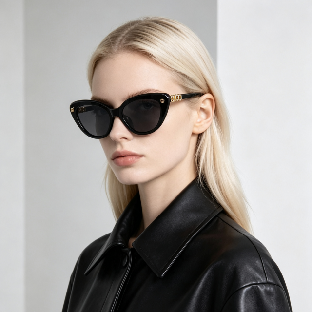 Cat Eye Frame Streetwear Luxury Glasses