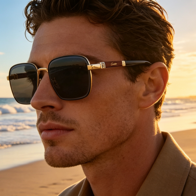 Square Full-frame Unisex Glasses