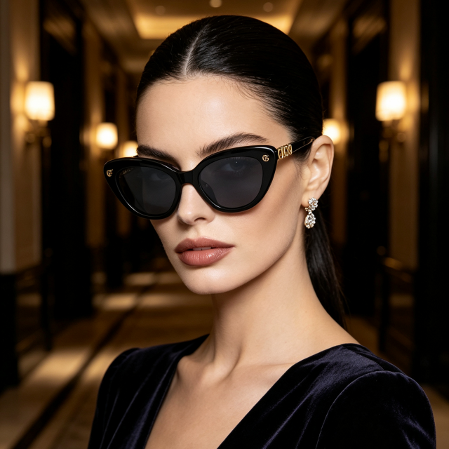 Cat Eye Frame Streetwear Luxury Glasses