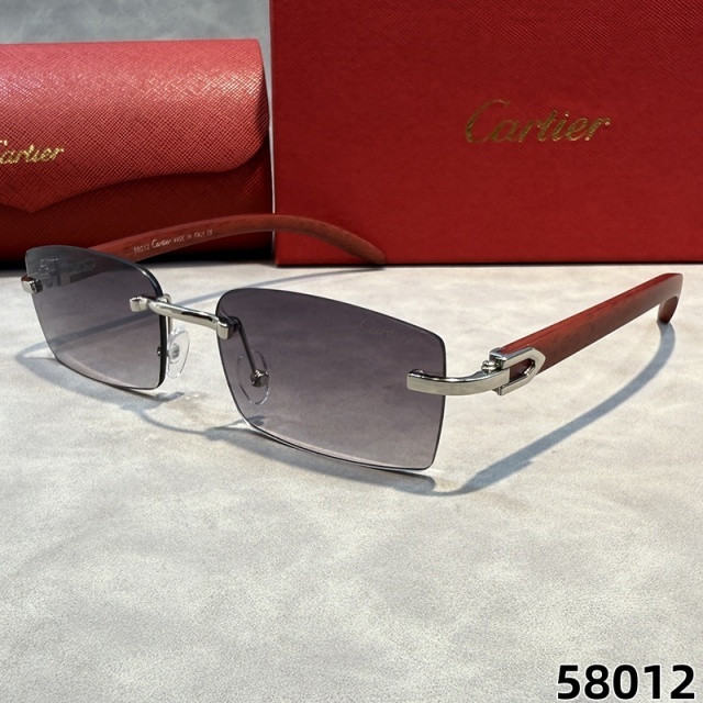 Rectangular Frameless Unisex Glasses