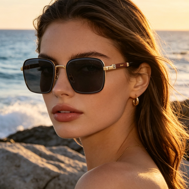 Square Full-frame Unisex Glasses
