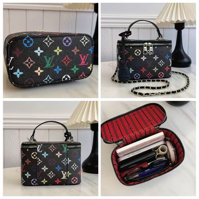 Fashion Leather Women Luxury Makeup Bags