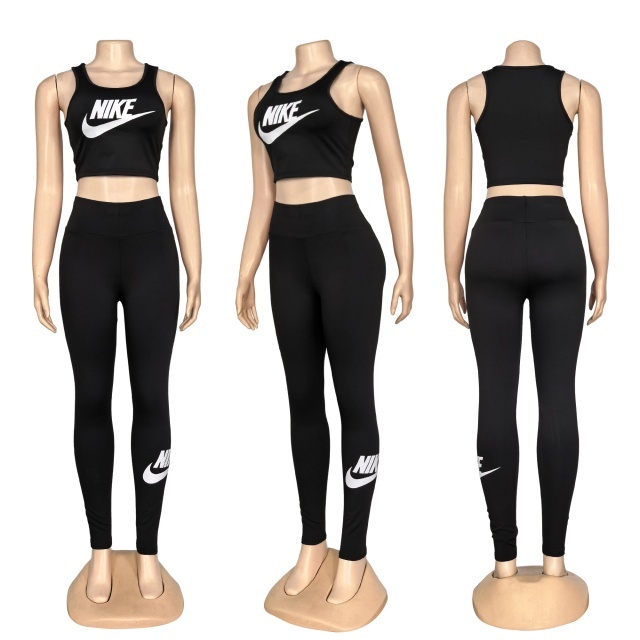 Fashion Printed High Waist 3 Piece Tracksuit Set