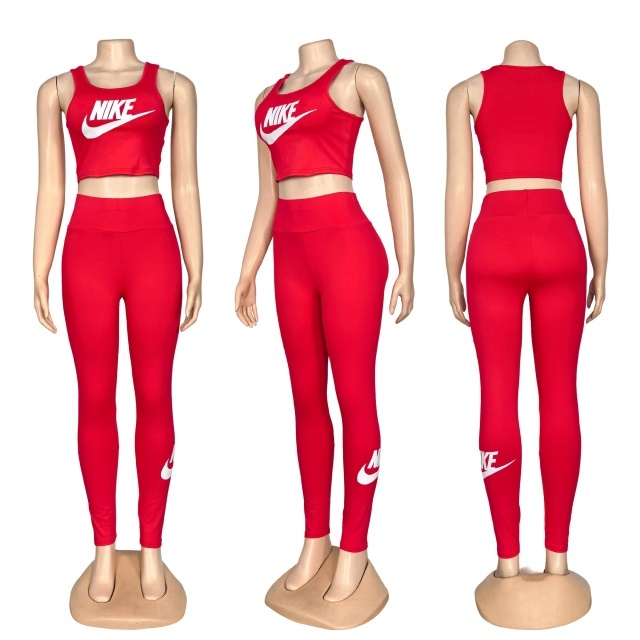 Fashion Printed High Waist 3 Piece Tracksuit Set