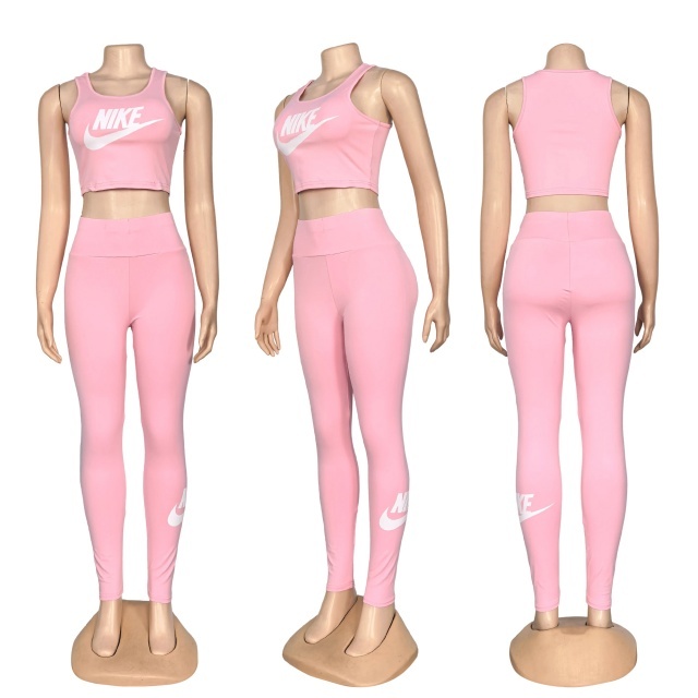 Fashion Printed High Waist 3 Piece Tracksuit Set