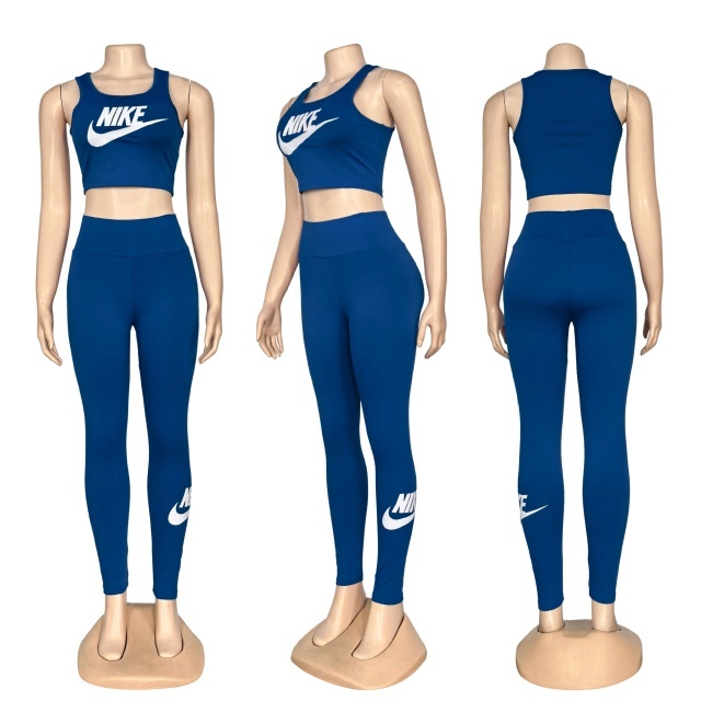 Fashion Printed High Waist 3 Piece Tracksuit Set