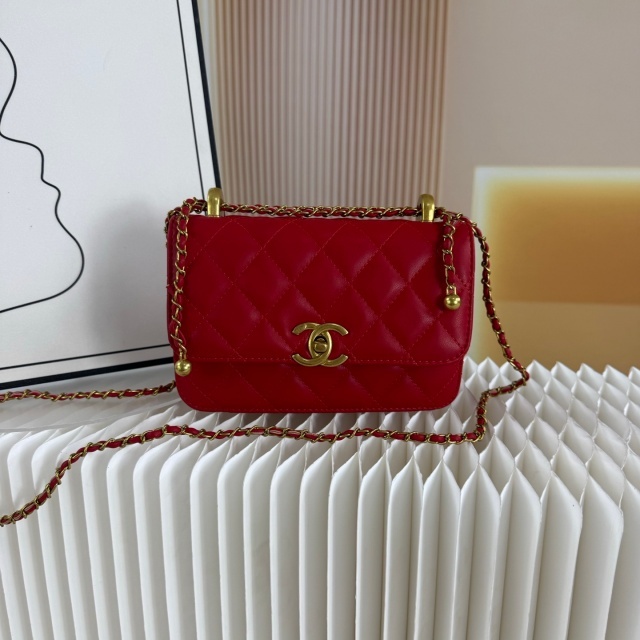 Metal Logo Chained Fashion Messenger Bags