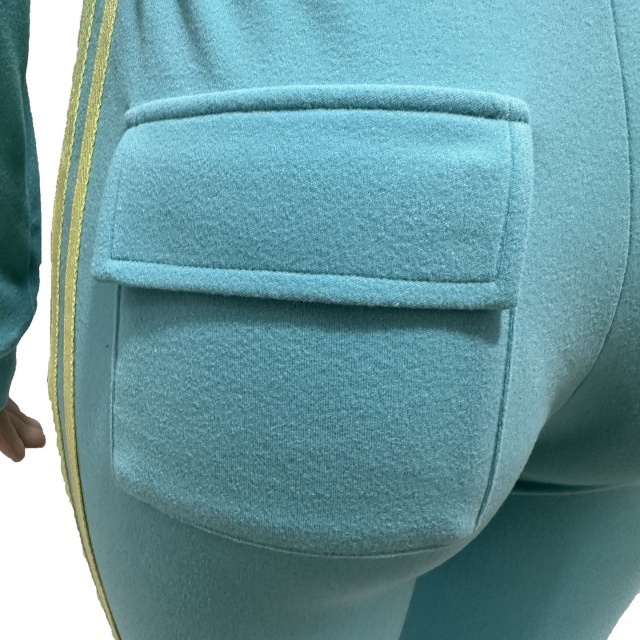 Side Striped Zipped Up Top Knee Pant Set