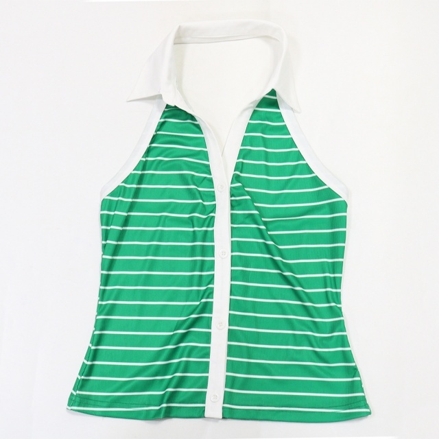 Fashion Striped Fitted Short Set