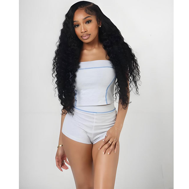 Fashion Tube Top Sport Short Set
