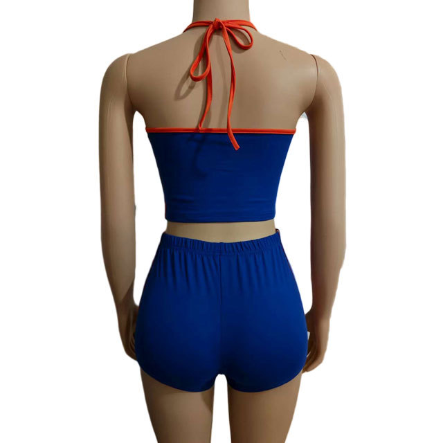 Fashion Women Halter Top Sport Short Set