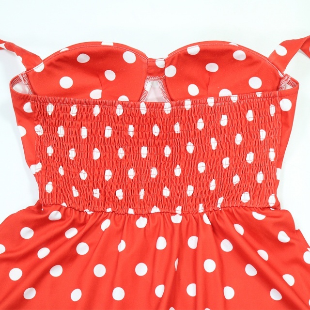 Polka Dots Halter Romper