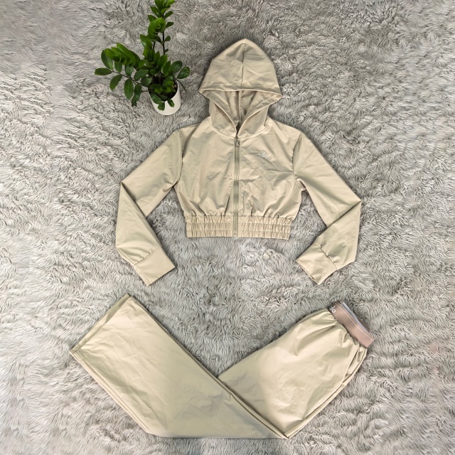 Fashion Zipper Hooded Casual Jogging Suit