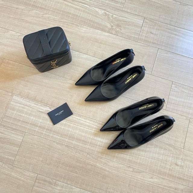 Fashion Leather Pointed Toe Women High Heels