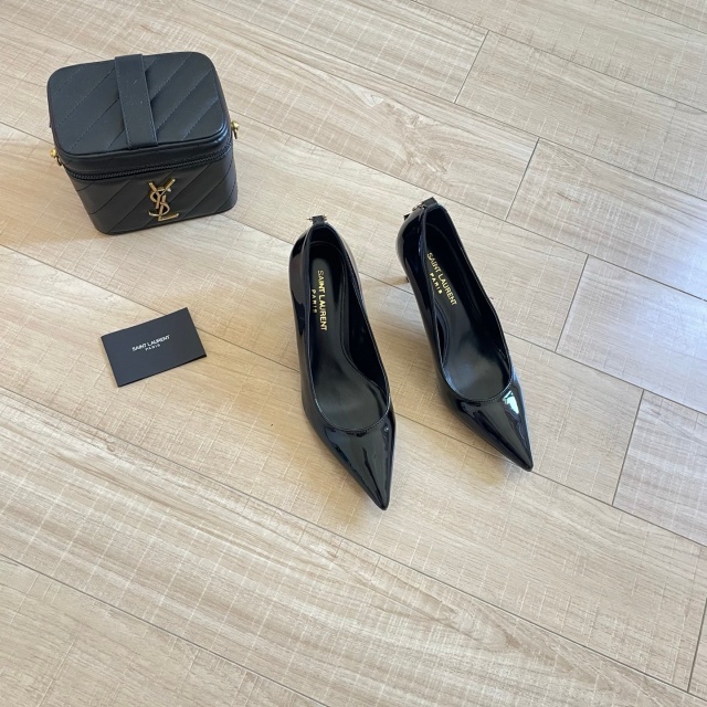 Fashion Leather Pointed Toe Women High Heels