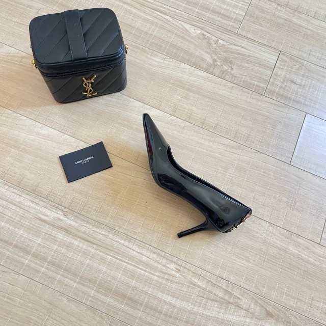 Fashion Leather Pointed Toe Women High Heels