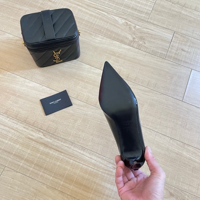 Fashion Leather Pointed Toe Women High Heels