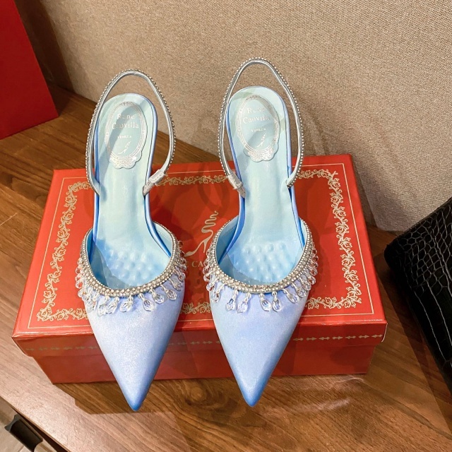 Fashion Rhinestones Women High Heeled Sandals