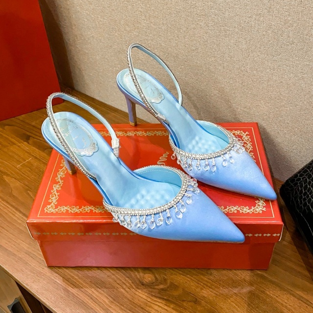 Fashion Rhinestones Women High Heeled Sandals