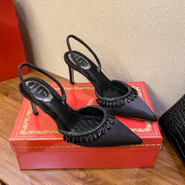 Fashion Rhinestones Women High Heeled Sandals