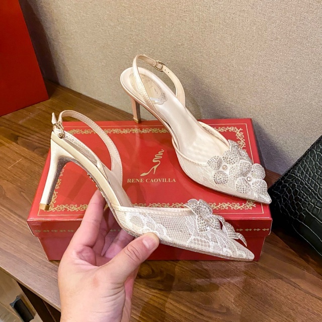 Pointed Toe Rhinestones Fashion High Heeled Sandals