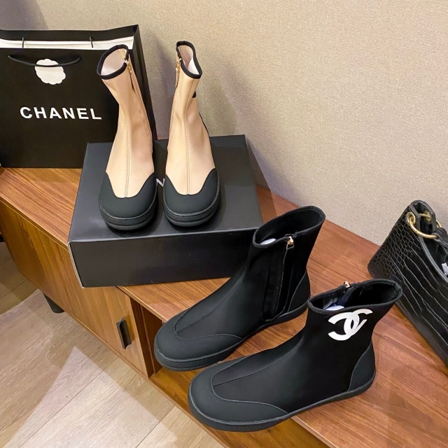 Side Zipper Fashion Women Socks Boots