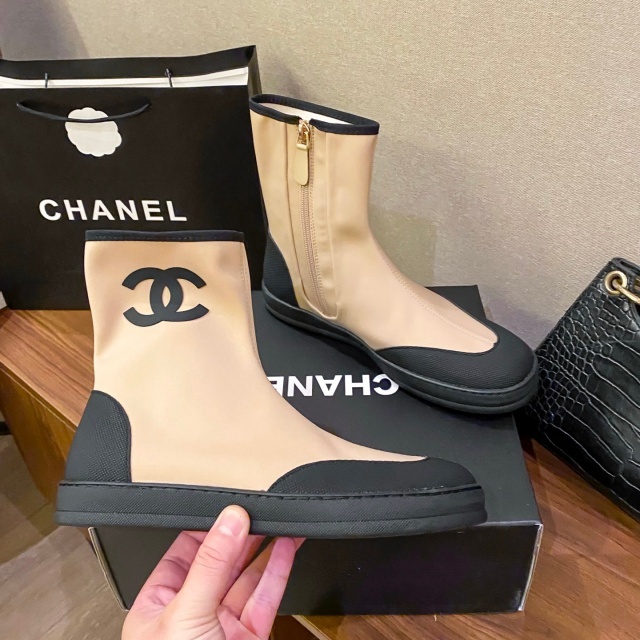 Side Zipper Fashion Women Socks Boots