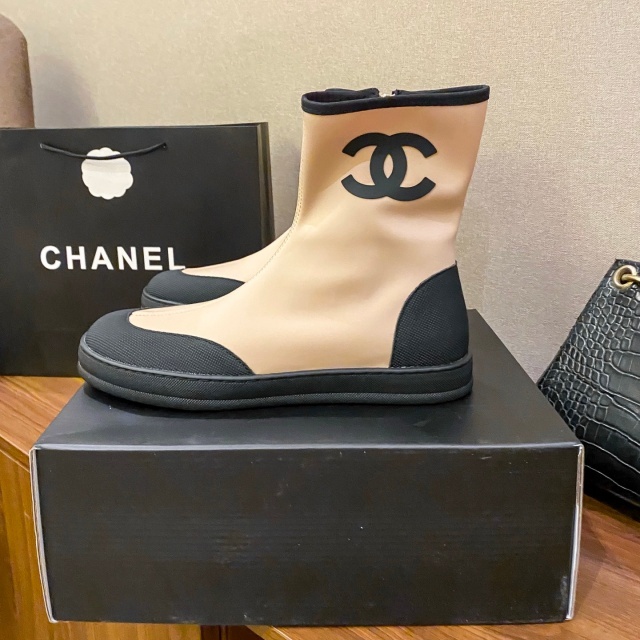 Side Zipper Fashion Women Socks Boots