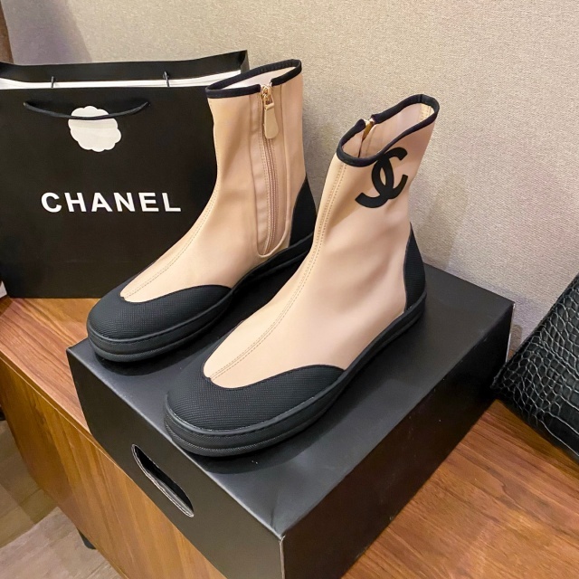 Side Zipper Fashion Women Socks Boots