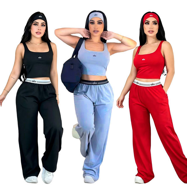 Fashion Tank Top Women Casual Jogging Suit