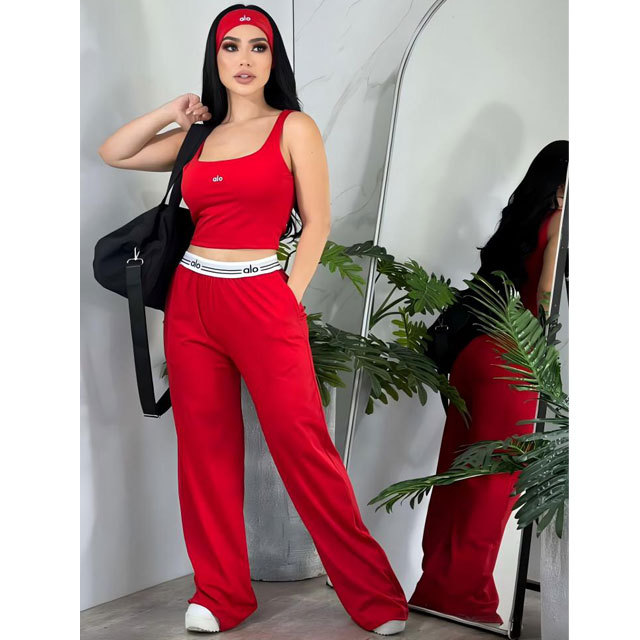 Fashion Tank Top Women Casual Jogging Suit