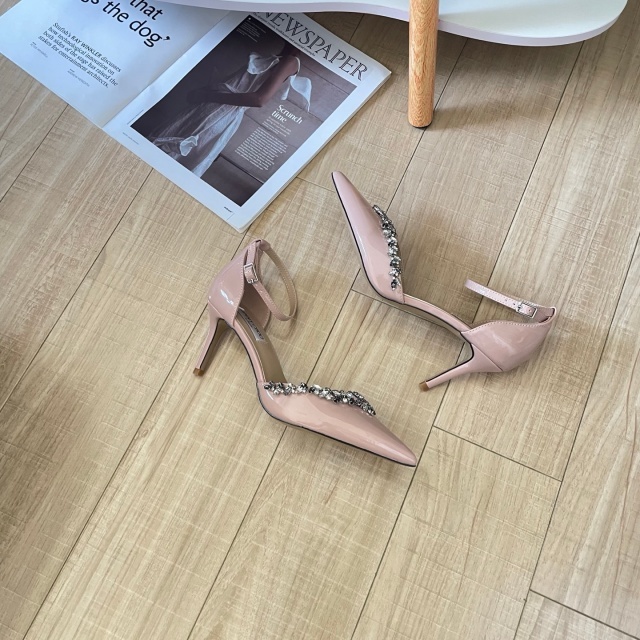 Fashion Women Pointed Toe Rhinestones High Heels