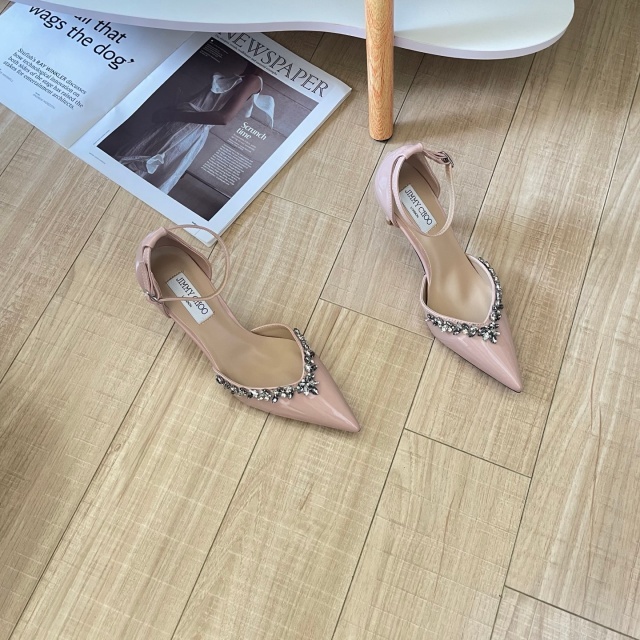 Fashion Women Pointed Toe Rhinestones High Heels