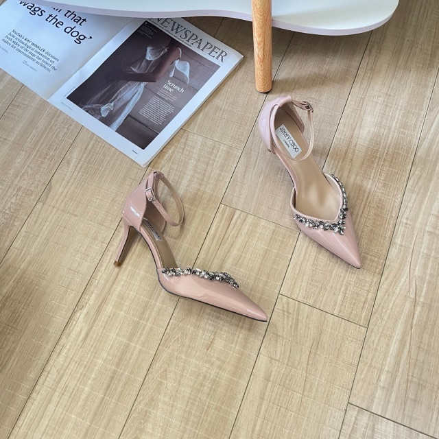 Fashion Women Pointed Toe Rhinestones High Heels